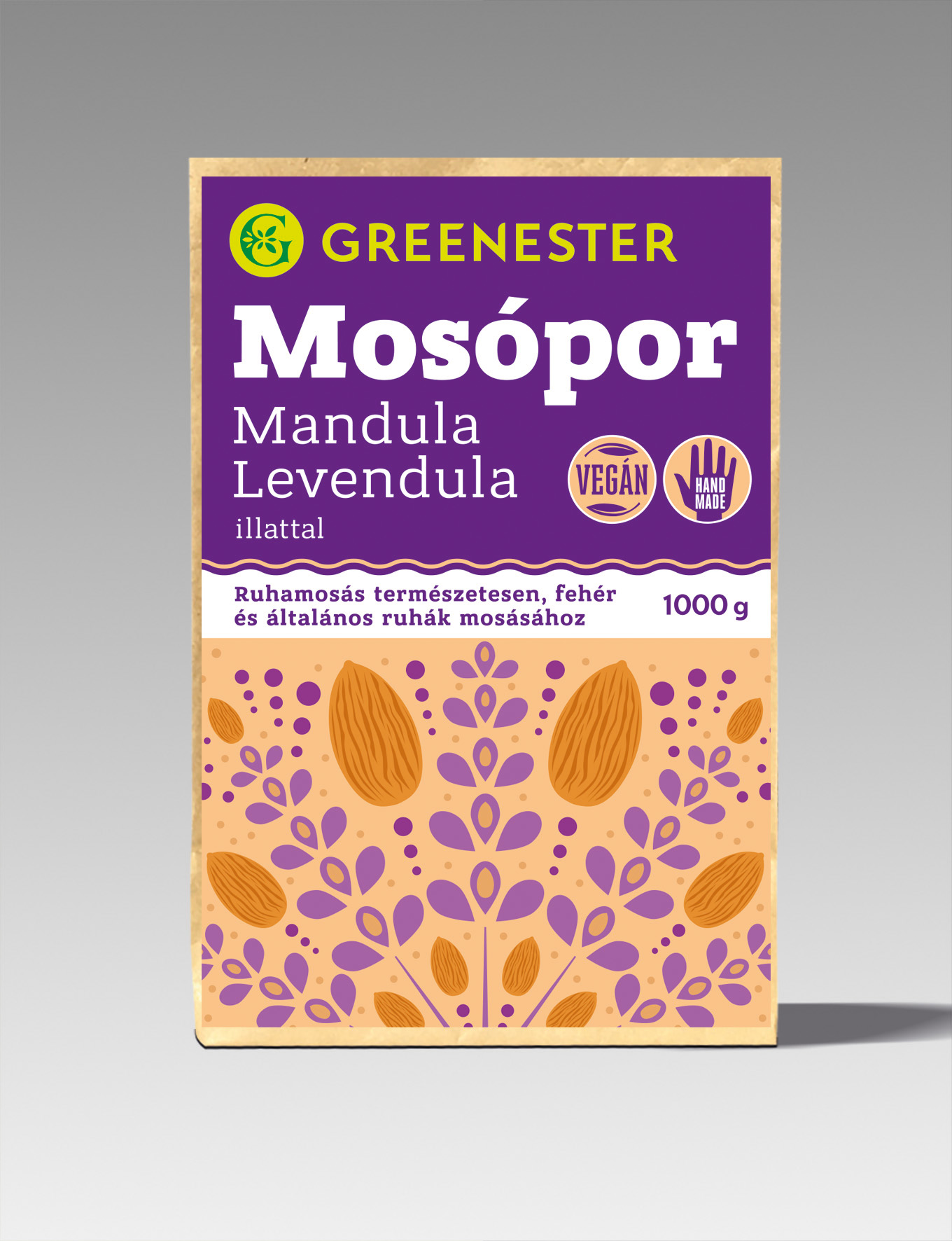 Mandula-Levendula vegán mosópor