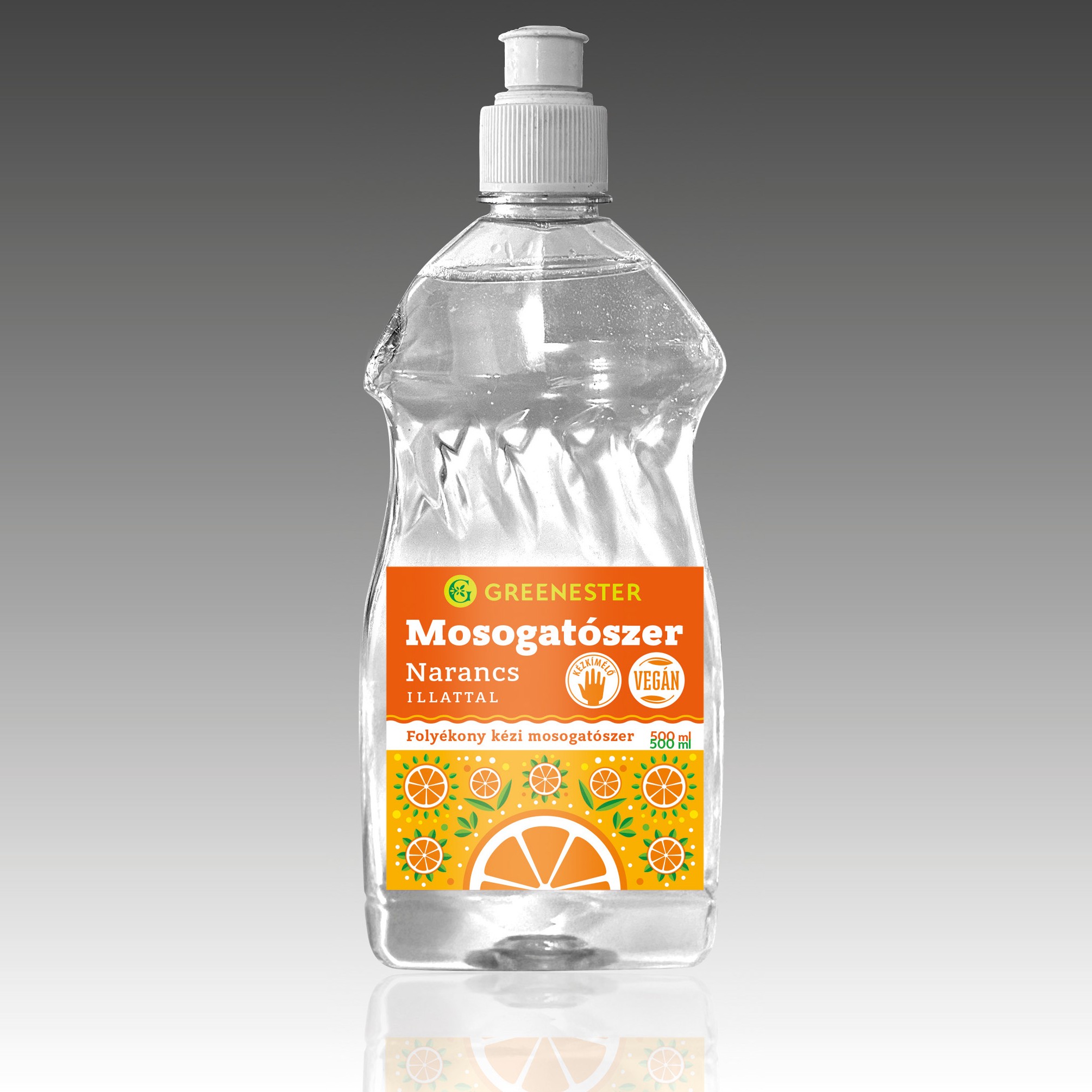 Narancs illatú kézi mosogatószer koncentrátum 500 ml